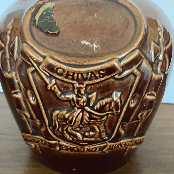 Vintage Empty Chivas Scotch Whisky Royal Bar  ManCave Decanter Bottle Flask VT - Picture 4 of 6